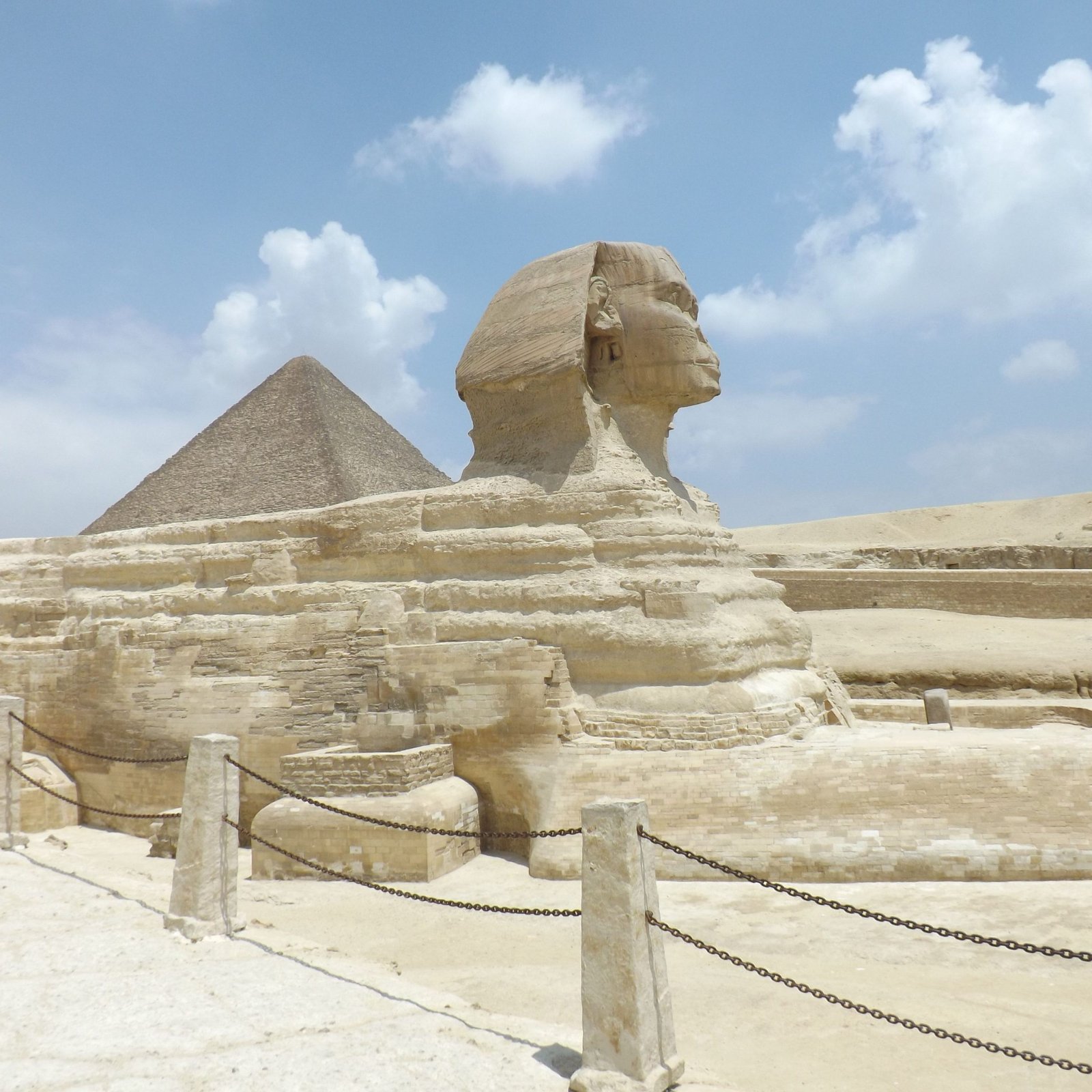 Day 2 – Pyramids of Giza & Grand Egyptian Museum  After breakfast, meet your Egyptologist guide for a full-day tour of Cairo's most famous attractions.  Visit:  Great Pyramids of Giza Great Sphinx Valley Temple Grand Egyptian Museum (GEM)  Enjoy lunch at a local restaurant before returning to your hotel.  Meals: Breakfast, Lunch Overnight: Cairo